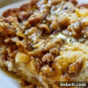 Apple Crisp Coffee Cake- perfect for fall!