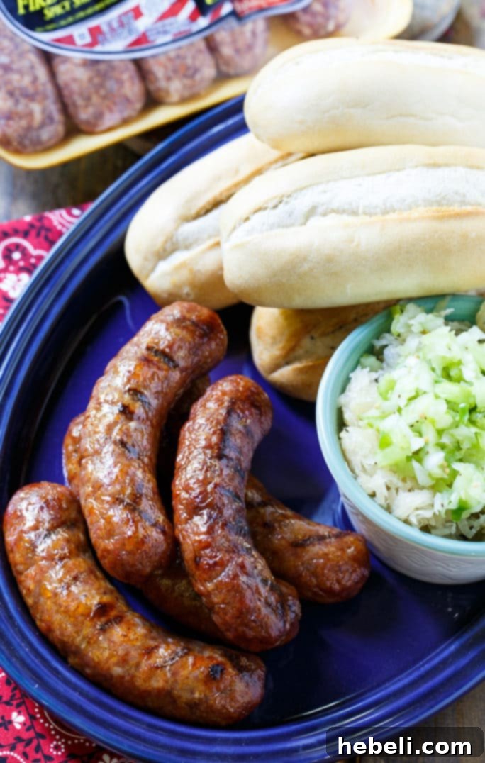 Grilled Brats topped with Pimento Cheese and Green Tomato Chow Chow