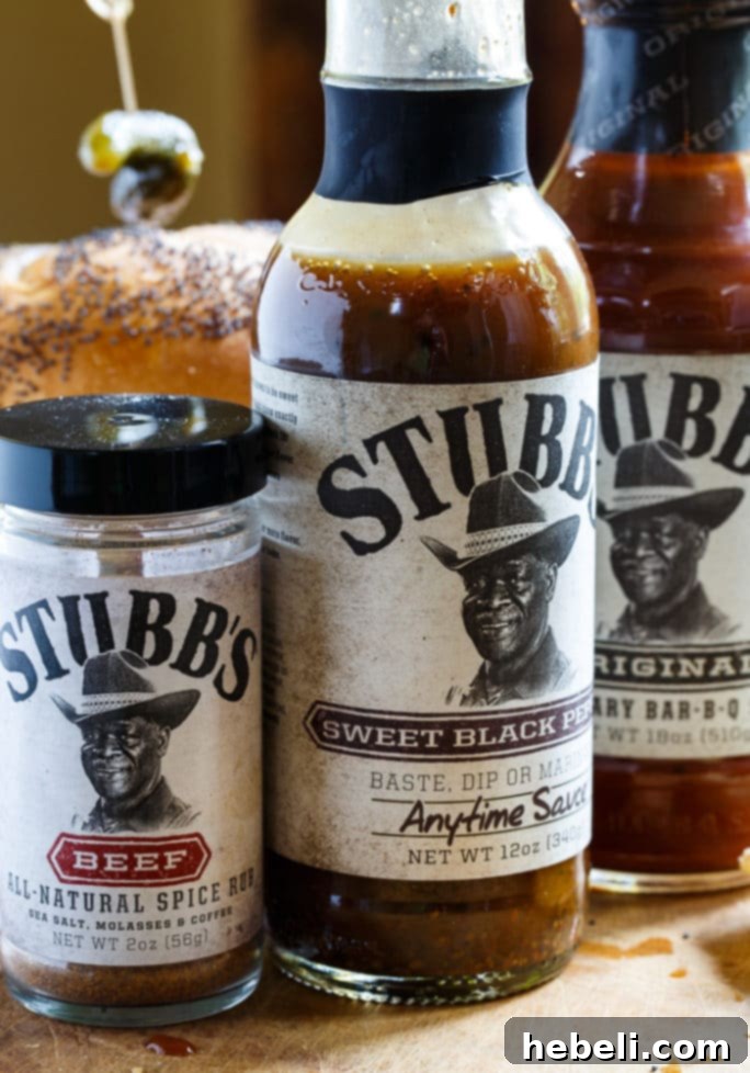 Bottle of Stubb's Original BBQ Sauce, highlighting its authentic Texas flavor.