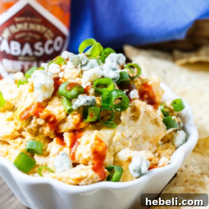 Irresistible Slow Cooker Buffalo Chicken Dip - The Ultimate Party Appetizer