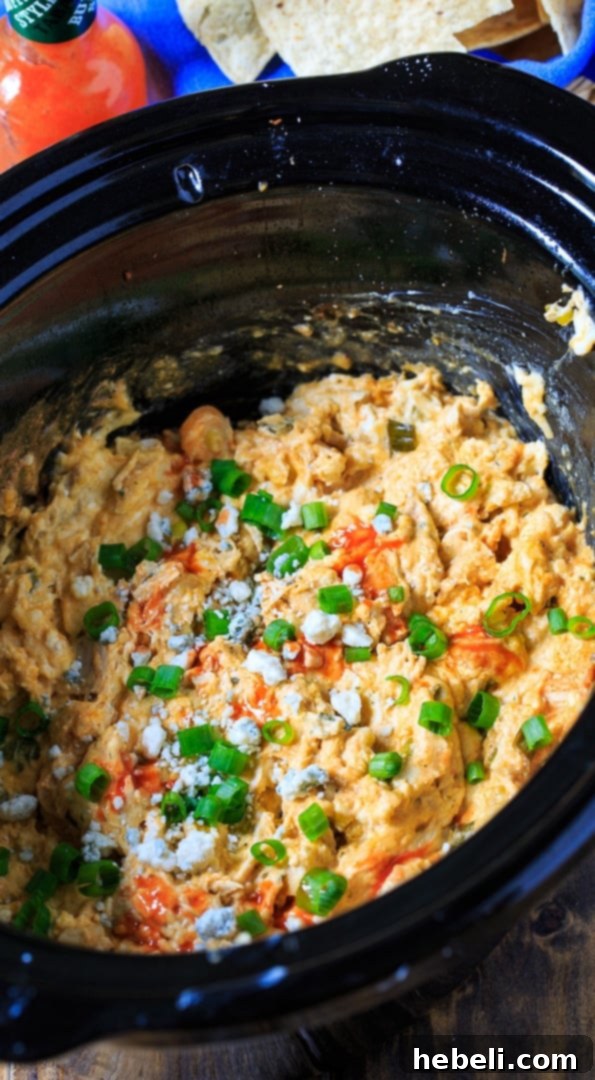 Creamy Buffalo Chicken Dip for Game Day