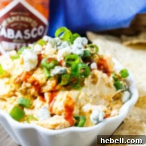 Slow Cooker Buffalo Chicken Dip