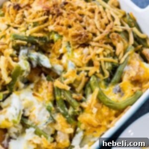 Mashed Potato Green Bean Casserole