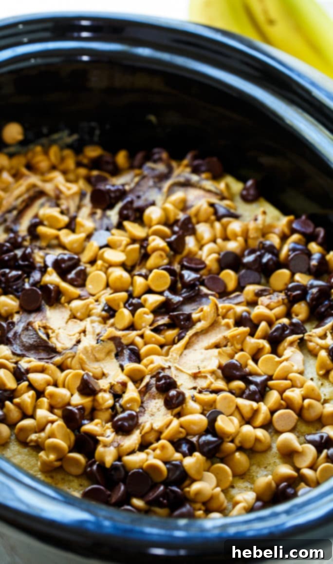 Crock Pot Elvis Pudding Cake ready to be served