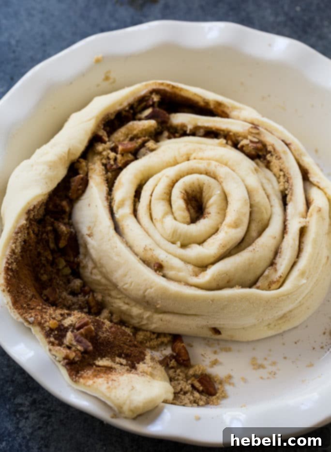 Delicious Giant Cinnamon Roll for breakfast, brunch, or dessert