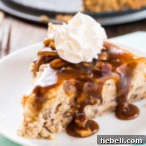 Pecan Praline Cheesecake (Recipe Card Image)