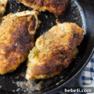 Pesto Pan-Fried Chicken