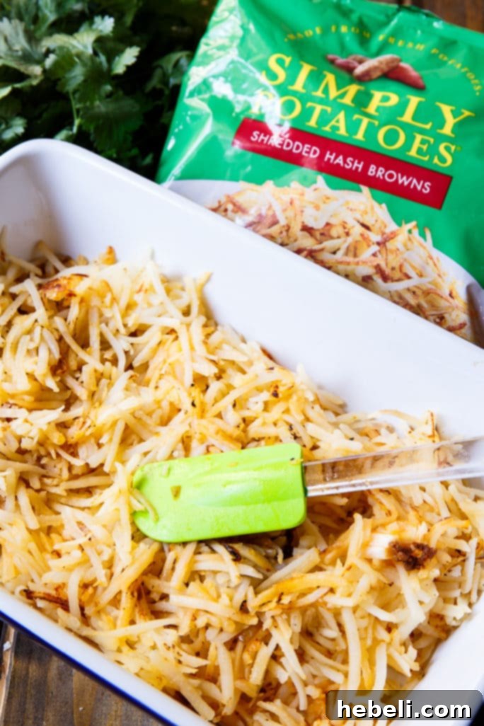 Chorizo Hash Brown Casserole with Simply Potatoes