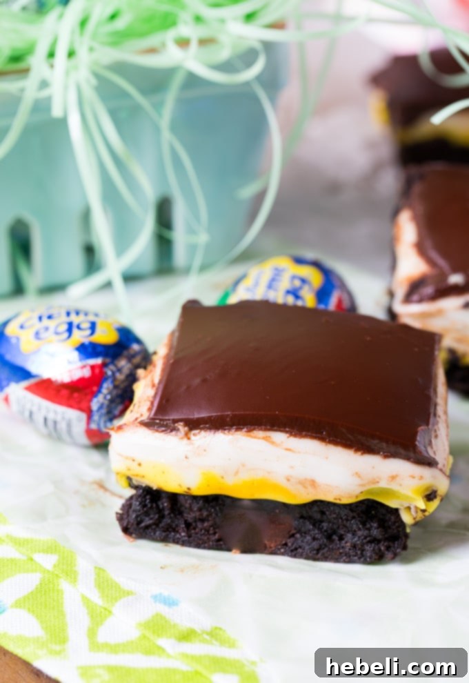 Decadent Cadbury Egg Brownies 3 Close-up of ingredients for creamy Cadbury Egg filling, including corn syrup, butter, and powdered sugar