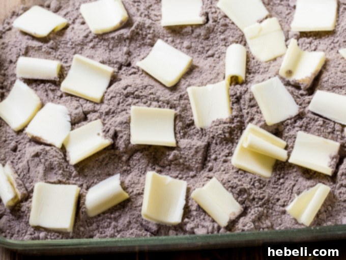 S'mores Cobbler 6 S'mores Cobbler baking in the oven before the marshmallow topping