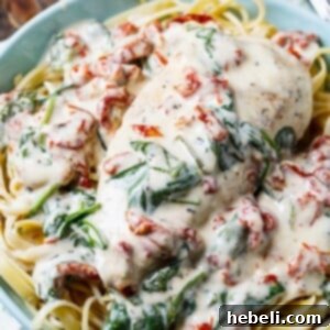 Slow Cooker Creamy Tuscan Chicken