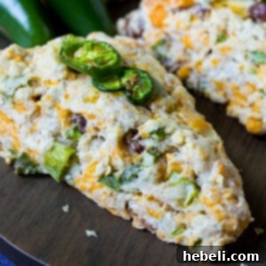 Jalapeno Bacon Scones recipe card image