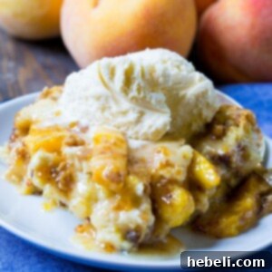 Cinnamon Peach Bread Pudding