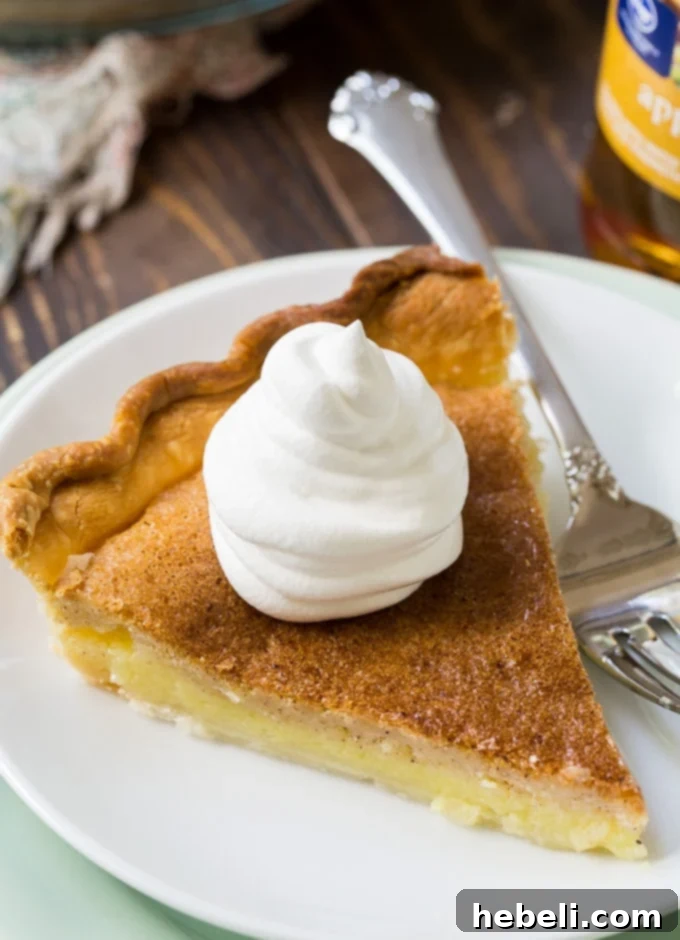 Vinegar Pie recipe with a perfect golden crust