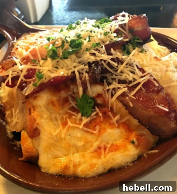 A classic Hot Brown sandwich served at J. Graham's Cafe, The Brown Hotel.