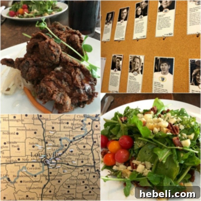 Harvest Restaurant interior with farmer photos