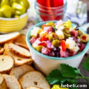 Muffaletta Dip in a small bowl.