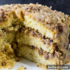 White German Chocolate Cake