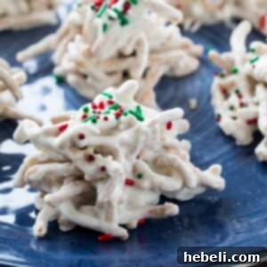 White Chocolate Haystacks