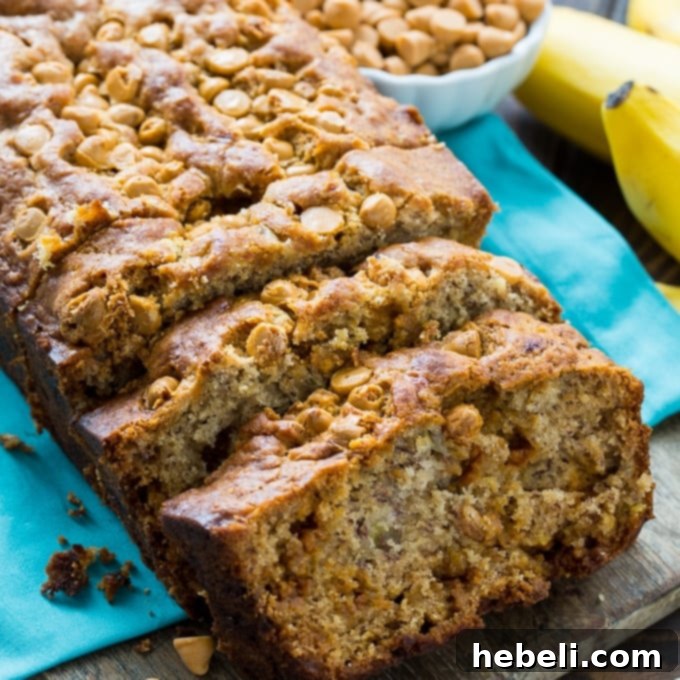 Golden Butterscotch Banana Loaf 2 Deliciously moist Butterscotch Banana Bread, a perfect blend of banana and butterscotch flavors