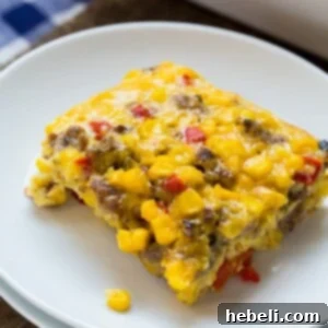 Corn and Sausage Pudding