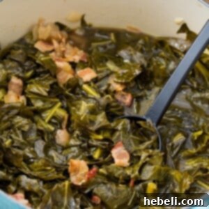 Bourbon Collard greens