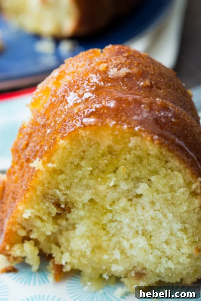 Kentucky Butter Cake, a beloved old southern favorite dessert