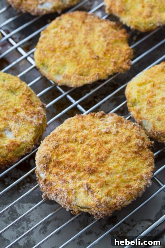 Air Fryer Fried Green Tomatoes arranged on a plate with dipping sauce