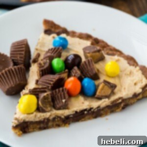 Peanut Butter Cup Dessert Pizza
