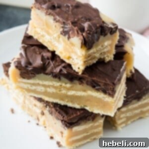 Chocolate Caramel Cracker Candy