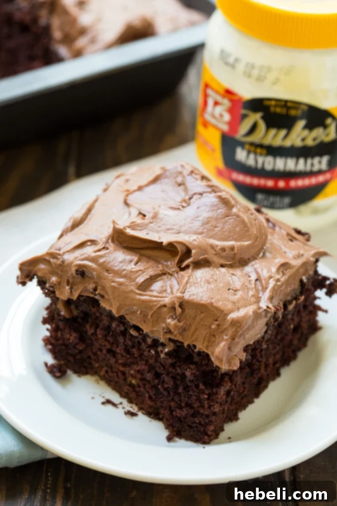 Velvet Chocolate Sheet Cake 3 Chocolate Mayonnaise Sheet Cake generously frosted with chocolate cream cheese icing