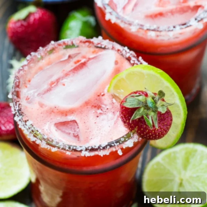 Fresh Strawberry Margaritas