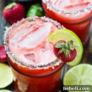 Fresh Strawberry Margaritas