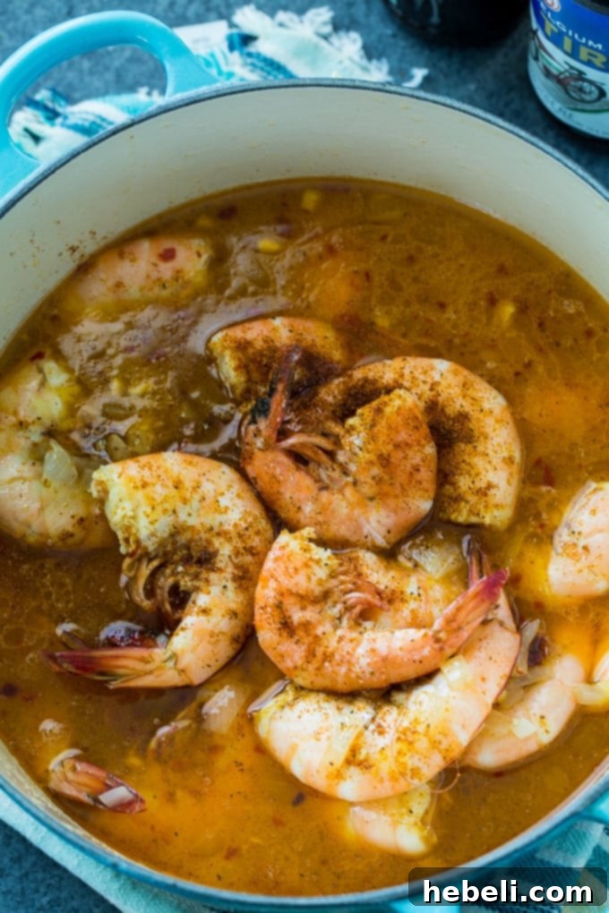 Drunken Spicy Shrimp 3 Spicy Beer Shrimp makes a quick and easy party appetizer, perfect for entertaining