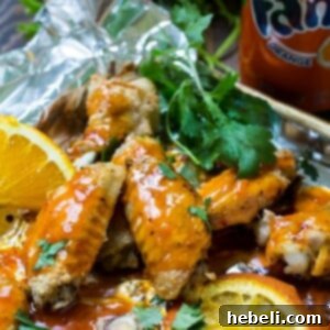 Orange Soda Hot Wings recipe image
