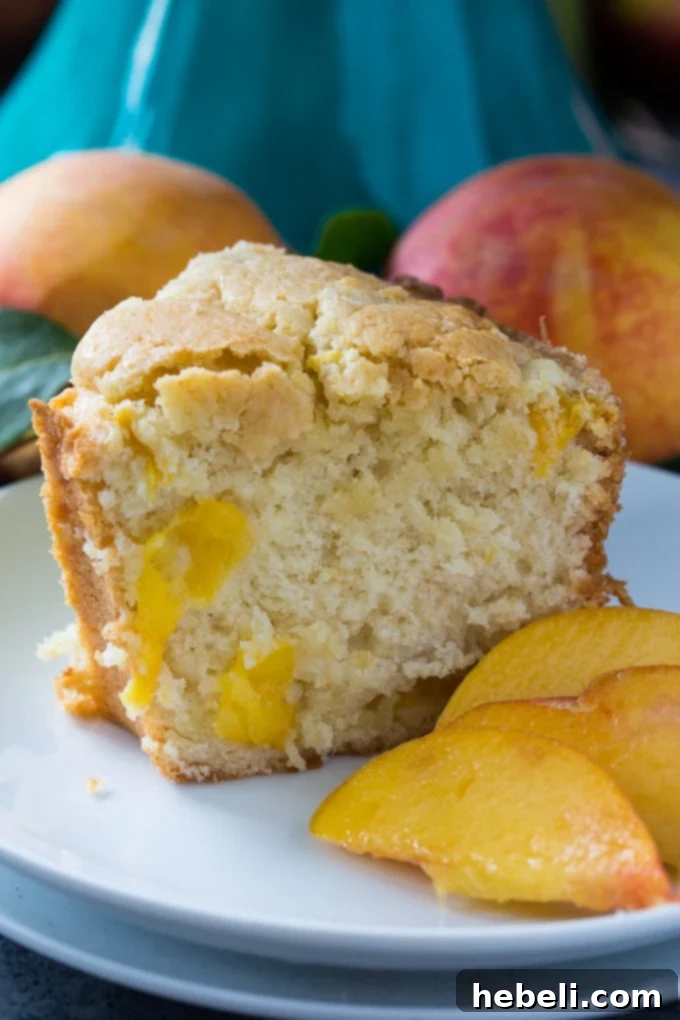 Sun-Kissed Georgia Peach Pound Cake 4 Georgia Peach Pound Cake