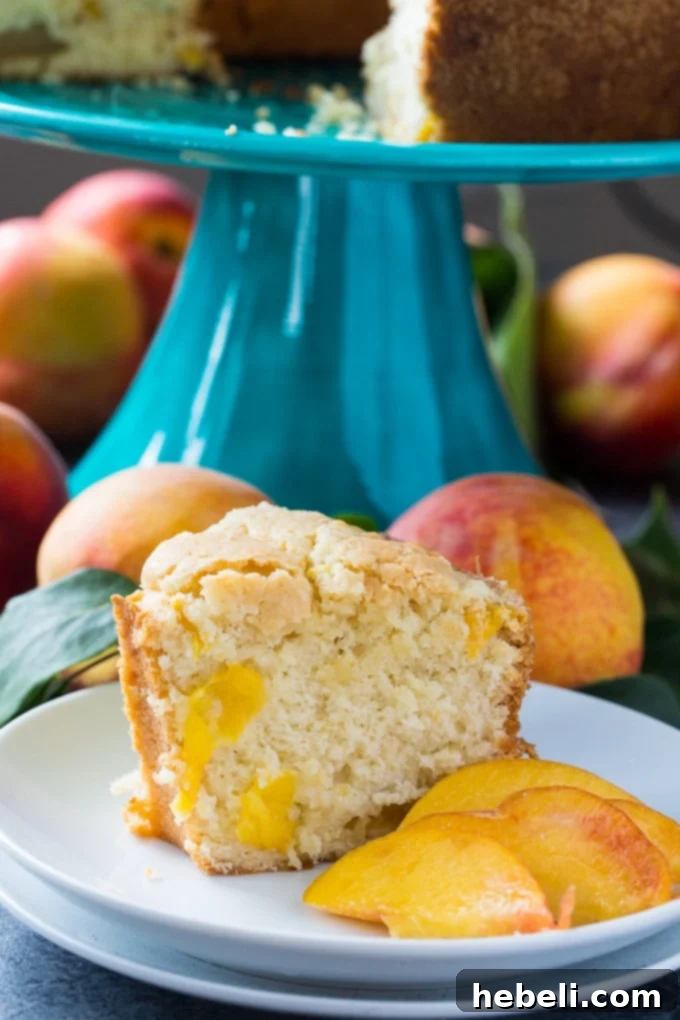 Sun-Kissed Georgia Peach Pound Cake 5 Georgia Peach Pound Cake