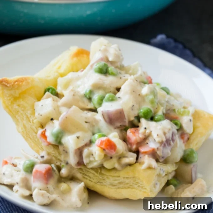 Deconstructed Chicken Pot Pie 2 Inside Out Chicken Pot Pie