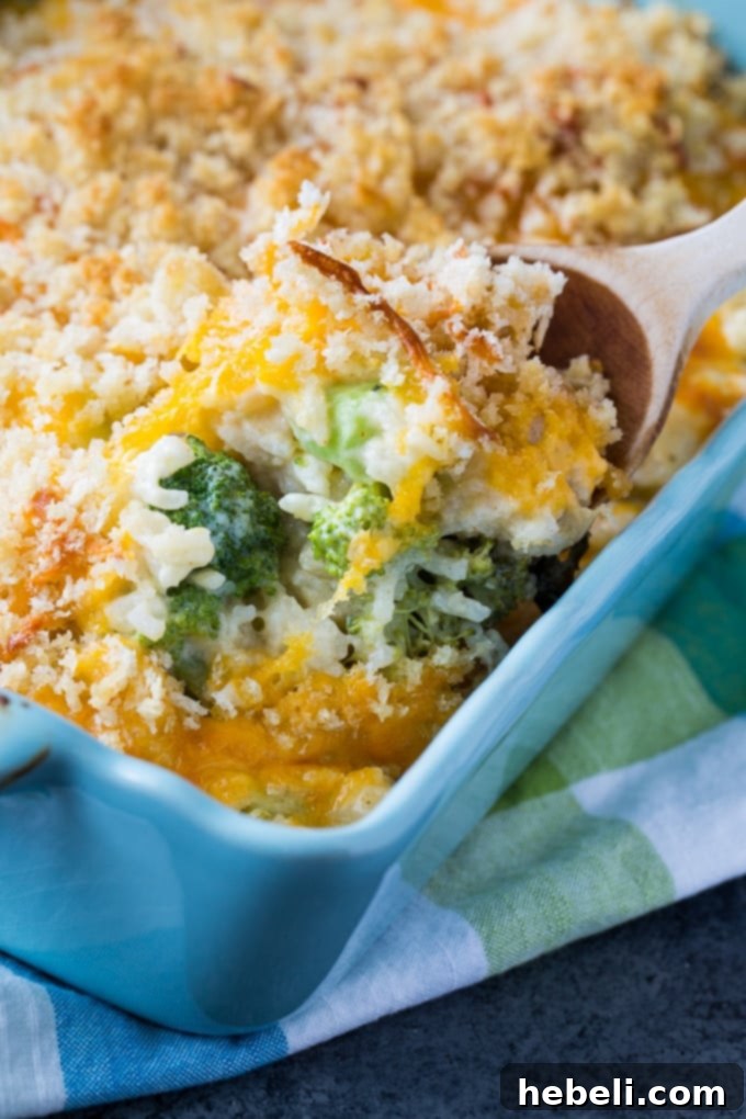 Ultimate Cheesy Broccoli and Rice Casserole 4 Sautéing diced onion, celery, and mushrooms in butter in a large skillet, the start of the creamy sauce for the casserole.