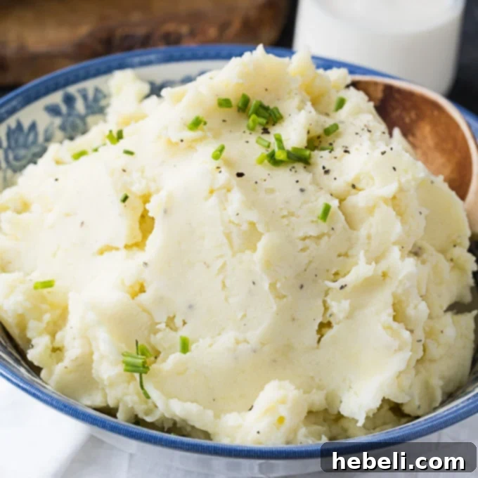 Velvety Buttermilk Potatoes 2 Creamy Buttermilk Mashed Potatoes, perfect for Thanksgiving
