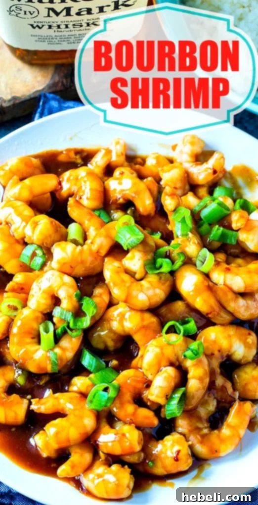 Bourbon Glazed Shrimp 6 Quick and Easy Bourbon Shrimp, a delicious and fast meal idea.