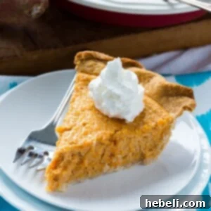 Sweet Potato Buttermilk Pie final product