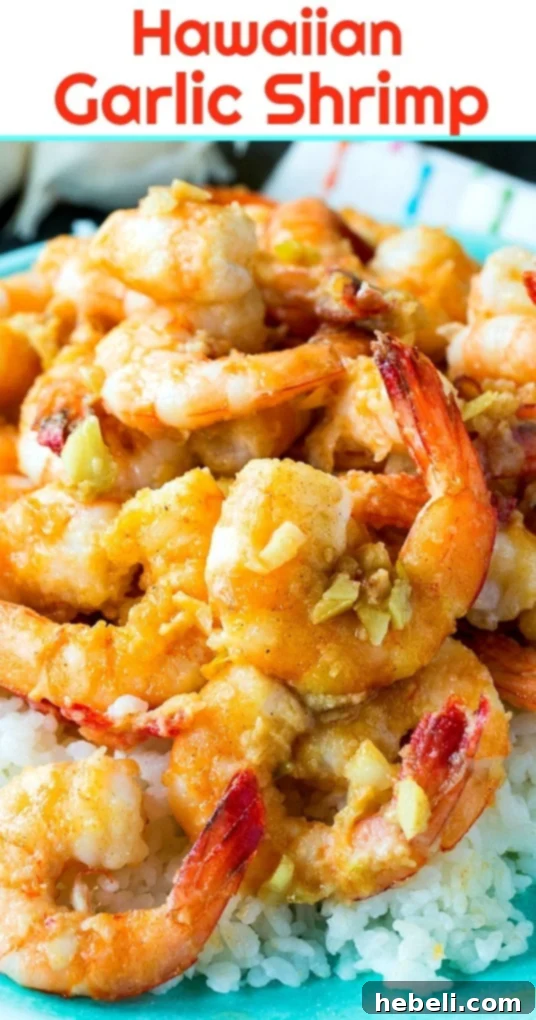 Aloha Garlic Shrimp 6 A final close-up of Hawaiian Garlic Shrimp in a serving bowl, ready to be enjoyed.