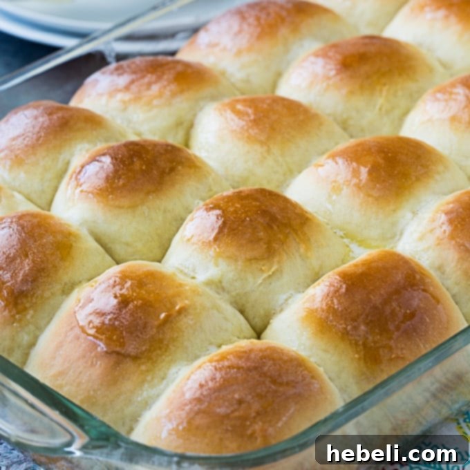 The Best Yeast Rolls - Golden Brown and Perfectly Baked