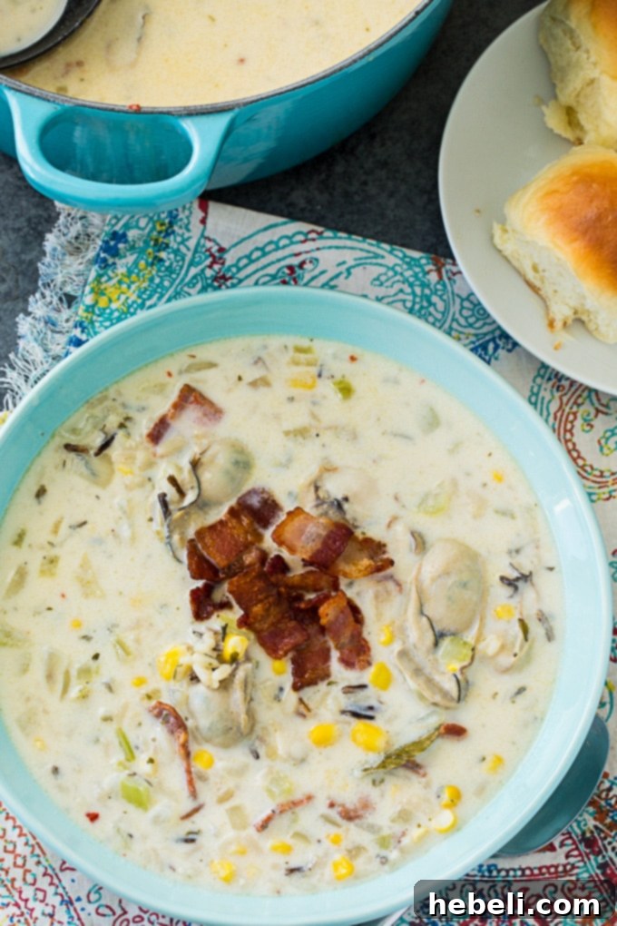 Wild Rice and Oyster Chowder 3 Fresh Shucked Oysters and Ingredients for Wild Rice Soup