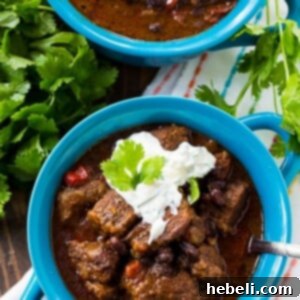 Slow Cooker Brisket Chili