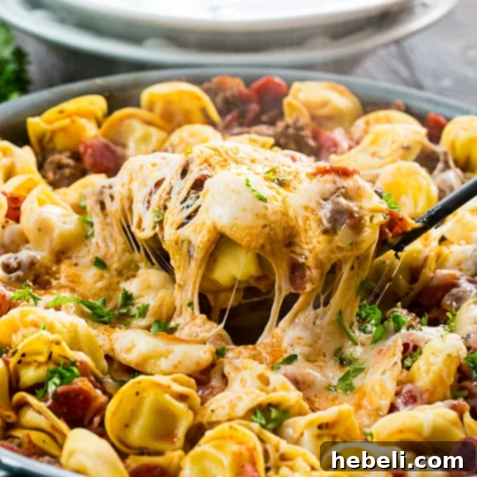 One Pot Meaty Tortellini: A delicious and easy weeknight meal
