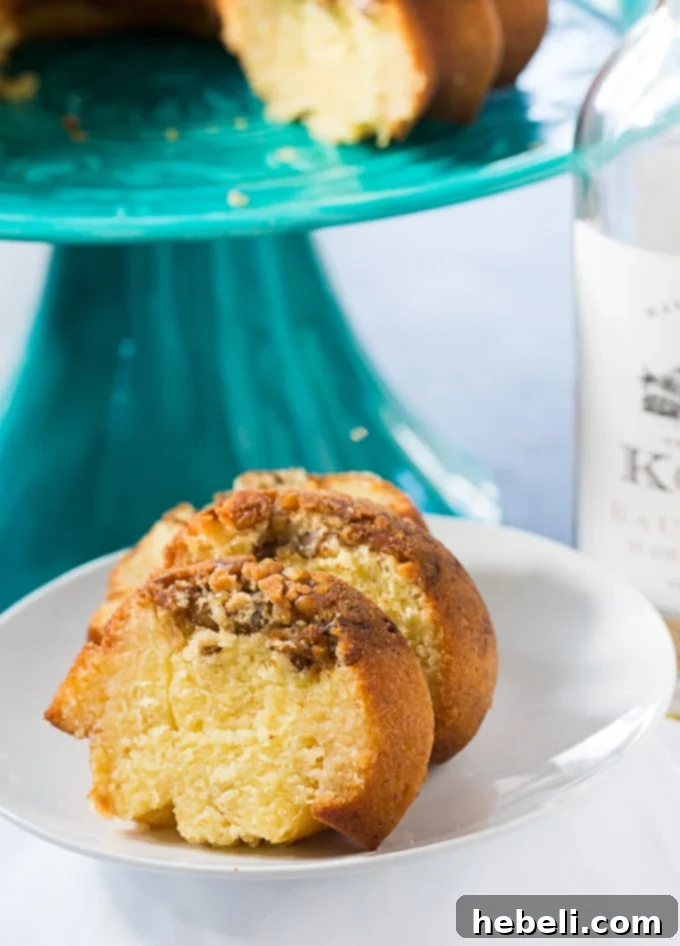 Moist Rum Cake Perfection 4 Finished Rum Cake ready to serve