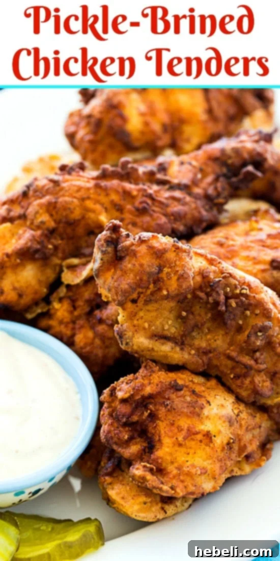 Dill Pickle Chicken Tenders 5 Pickle-Brined Chicken Tenders