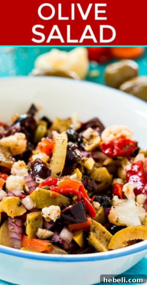 Olive Salad for authentic Muffalettas and more #neworleansfood
